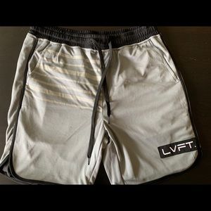 Men’s size small. Live fit shorts. LVFT.